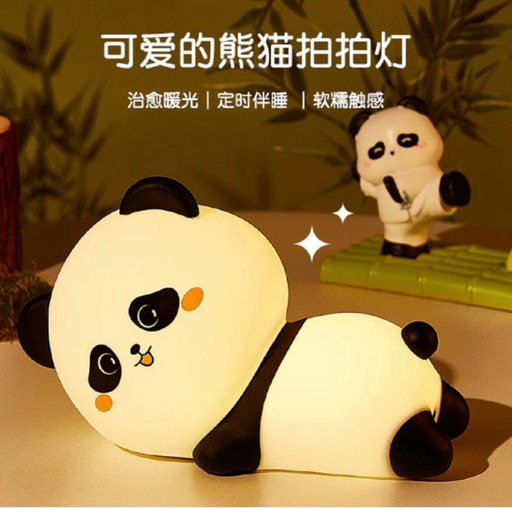 Sleeping panda lamp